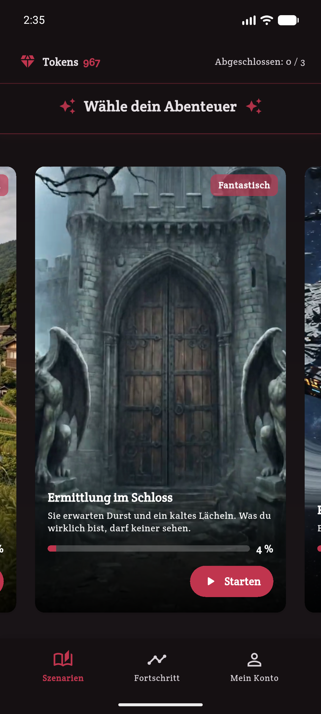 Schloss-Ermittlung