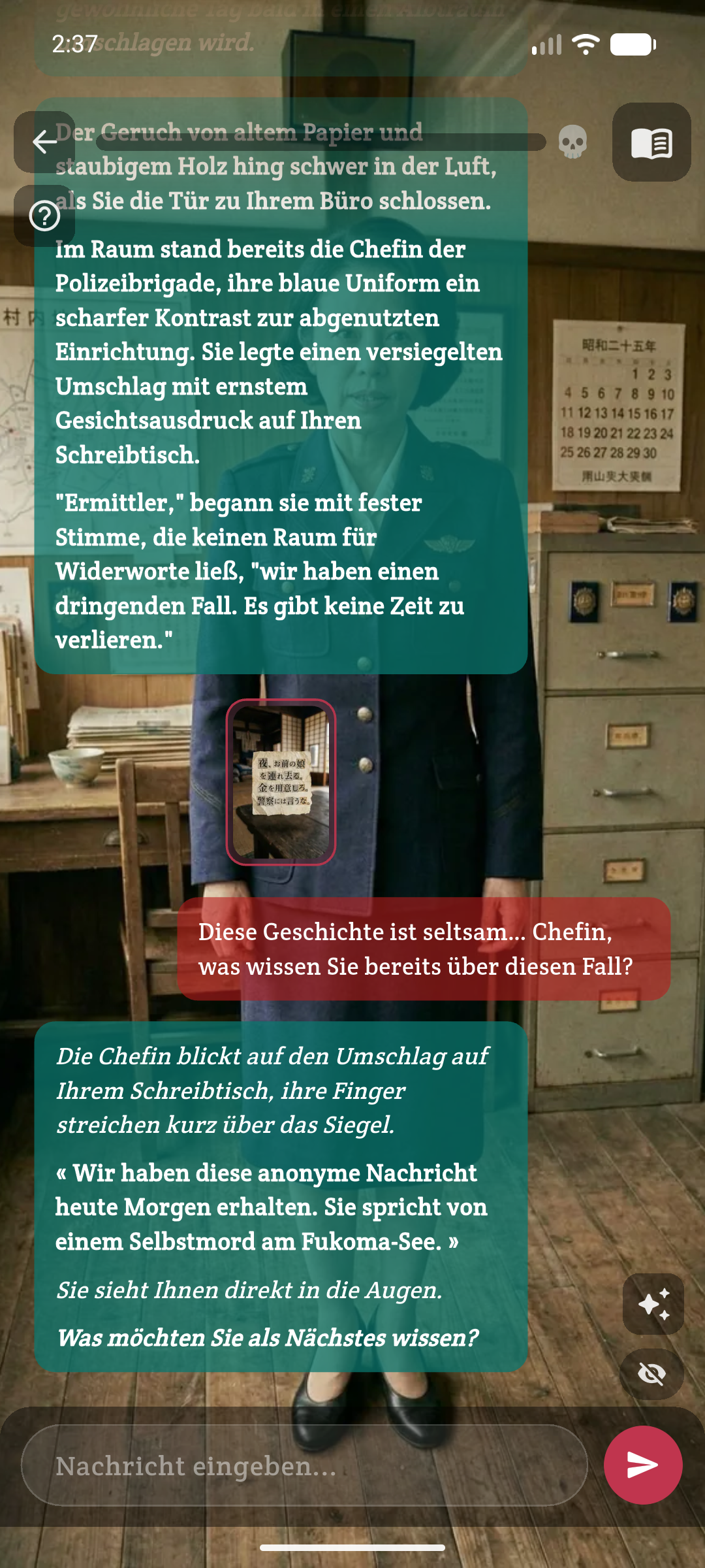 Live-Dialog mit NPCs