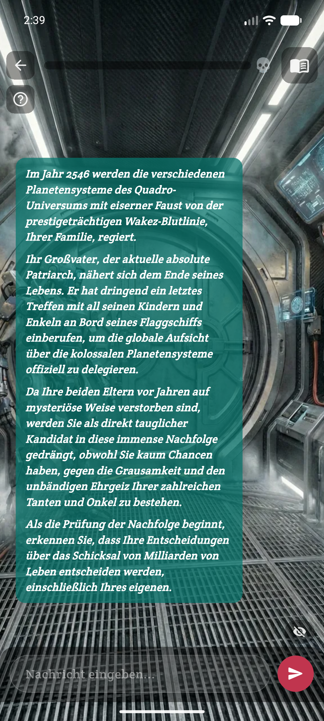 Sci-Fi-Eröffnung