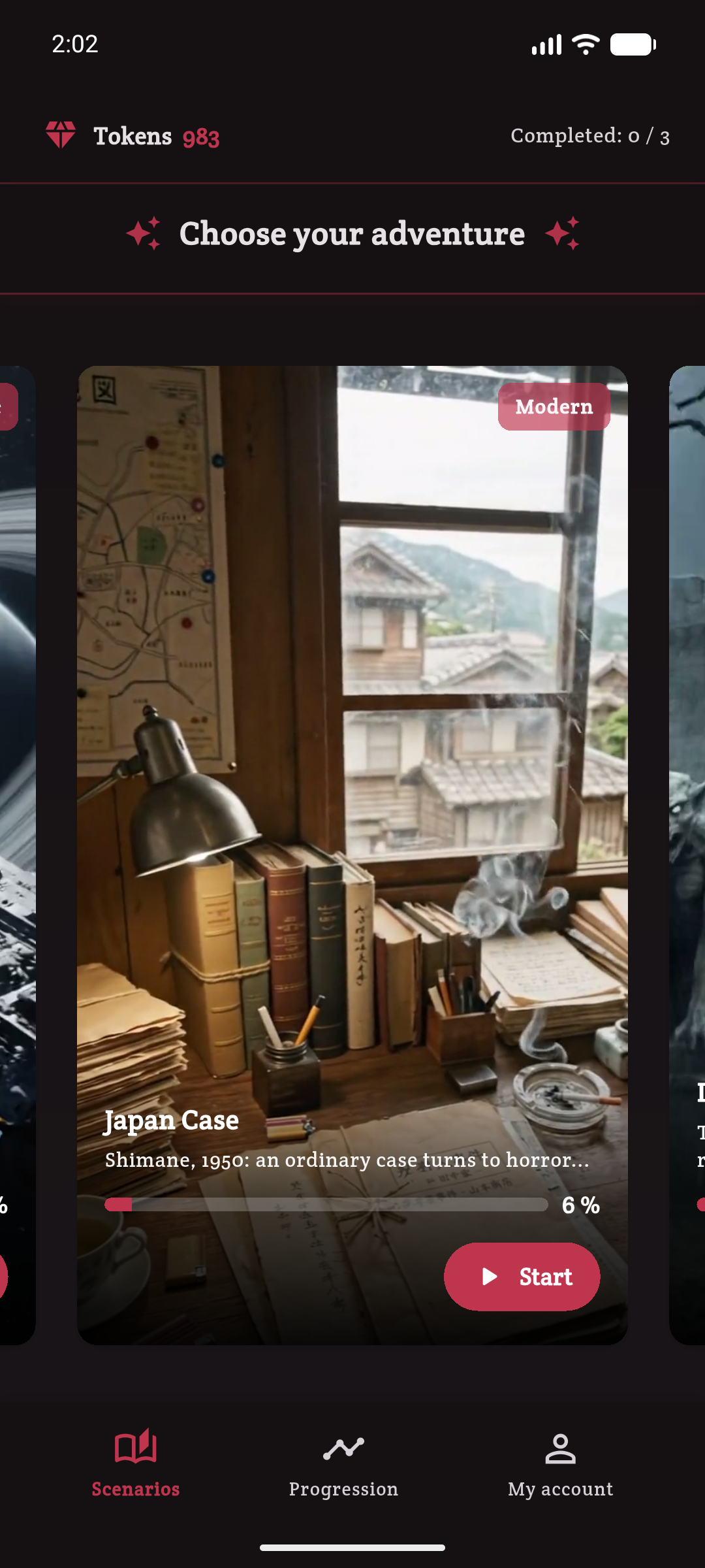 Japan Case — scenario hook