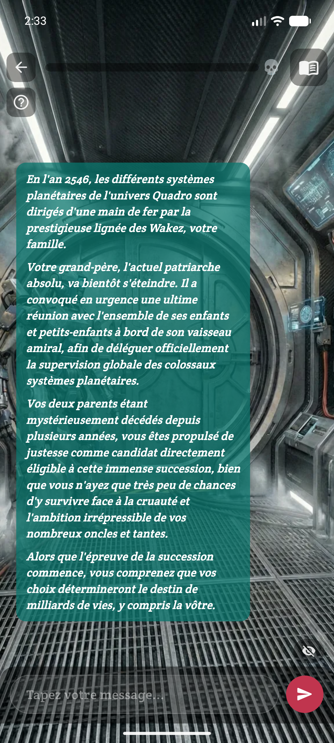 Ouverture sci-fi